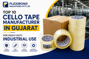 Top 10 Cello Tape Manufacturer in Gujarat for Heavy-Duty Industrial Use