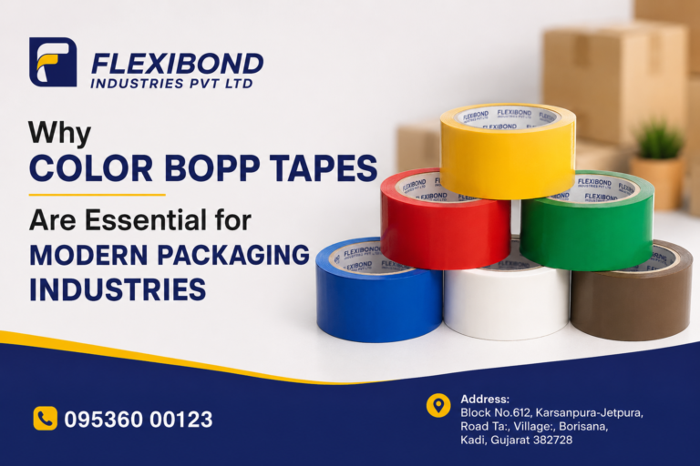 Why Color BOPP Tapes Are Essential for Modern Packaging Industries