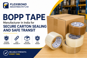 BOPP Tape Manufacturer in India for Secure Carton Sealing and Safe Transit