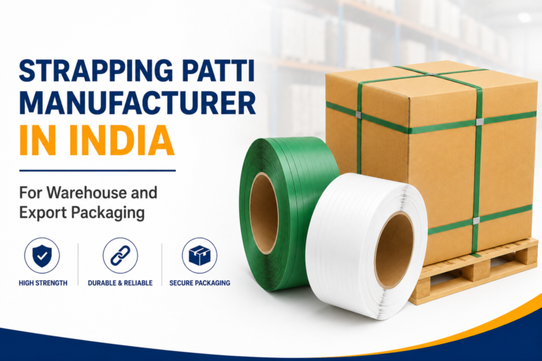 Strapping Patti Manufacturer in India for Warehouse and Export Packaging