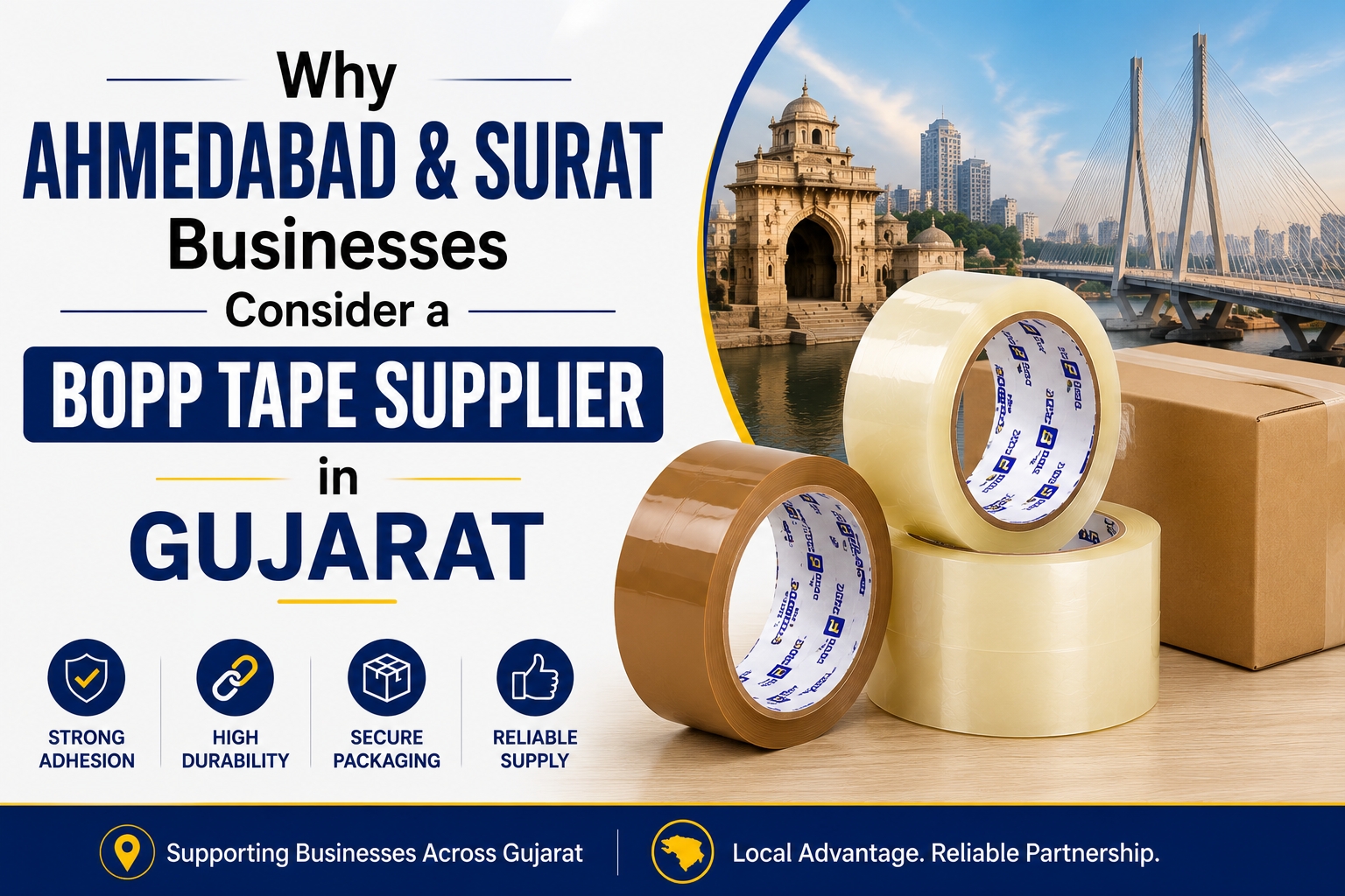 BOPP Tape Supplier in Gujarat